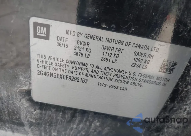 2G4GN5EX0F9293153: 42871032