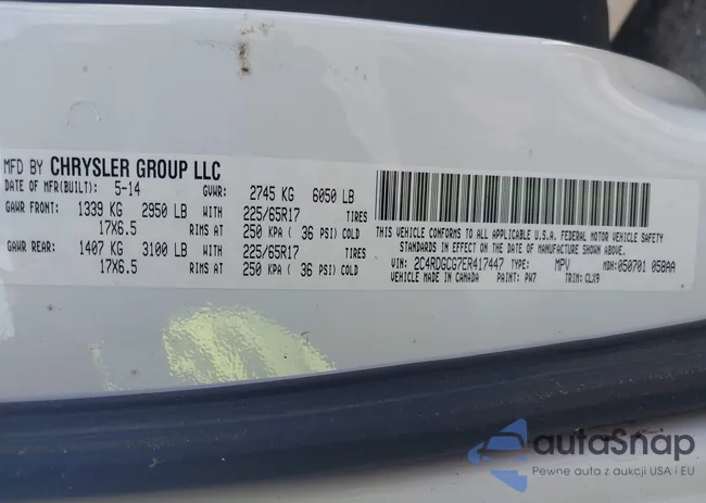 2C4RDGCG7ER417447: 42871198