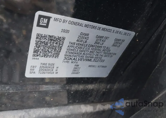 3GKALVEV9ML312733: 42871897