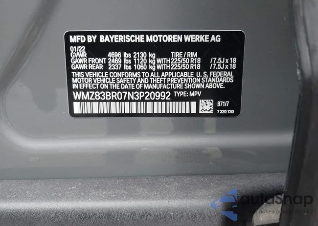 WMZ83BR07N3P20992: 42871390