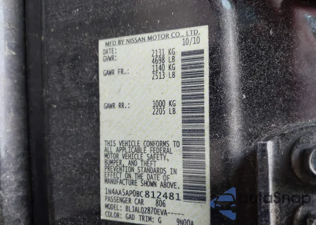 1N4AA5AP0BC812481: 42872971