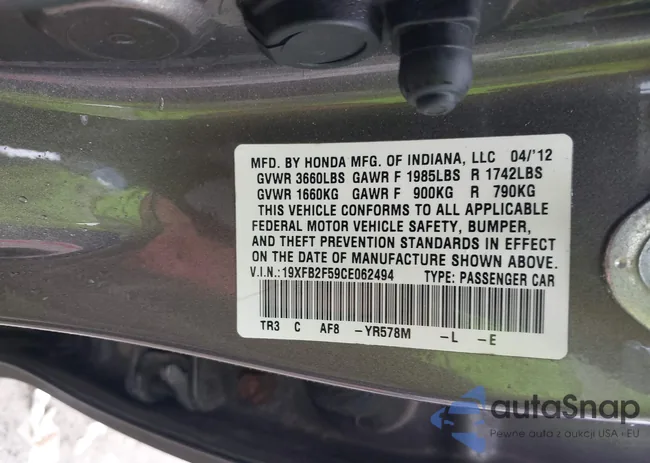 19XFB2F59CE062494: 42873191