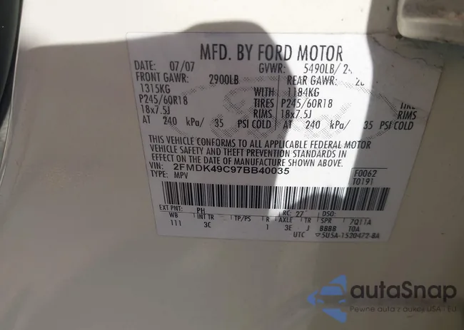 2FMDK49C97BB40035: 42872575