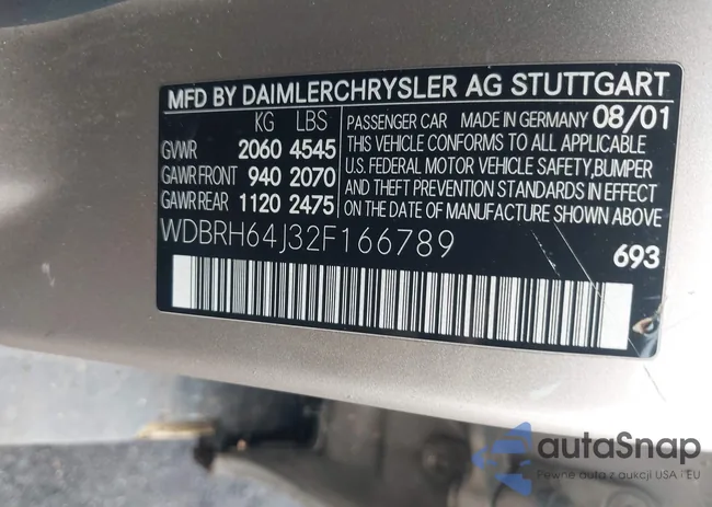 WDBRH64J32F166789: 42872771