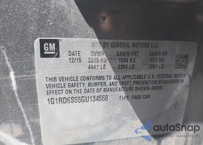 1G1RD6S55GU134568: 42873953