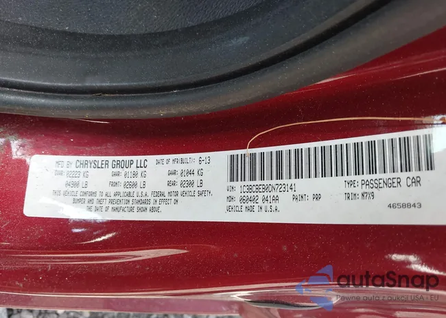 1C3BCBEB0DN723141: 42874064