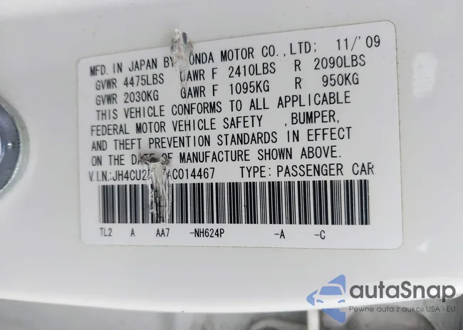 JH4CU2F67AC014467: 42874131