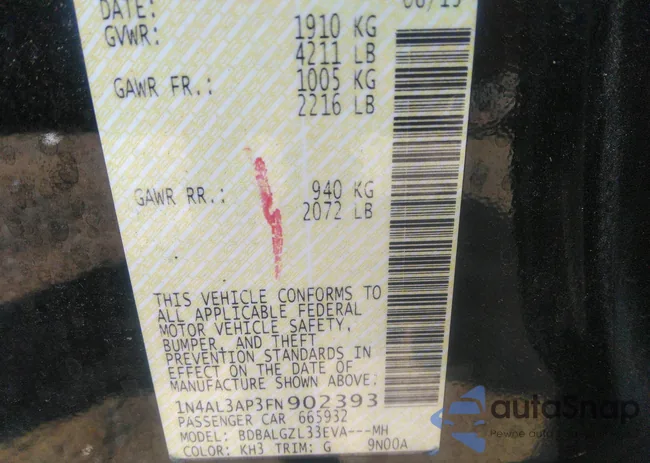 1N4AL3AP3FN902393: 42873440