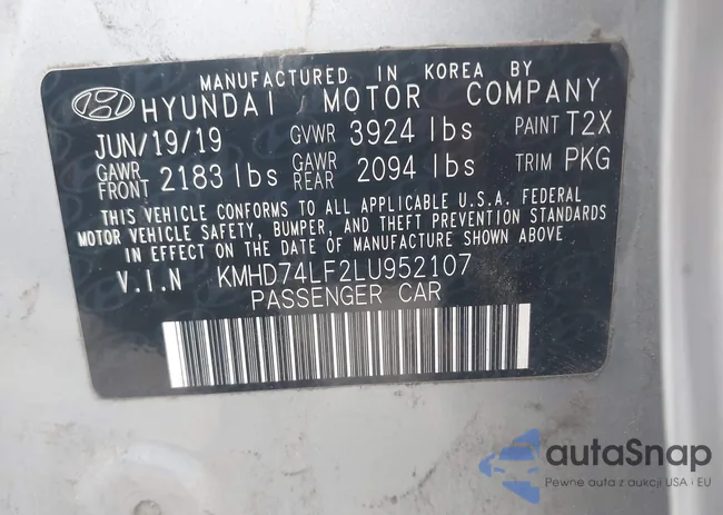 KMHD74LF2LU952107: 42875072