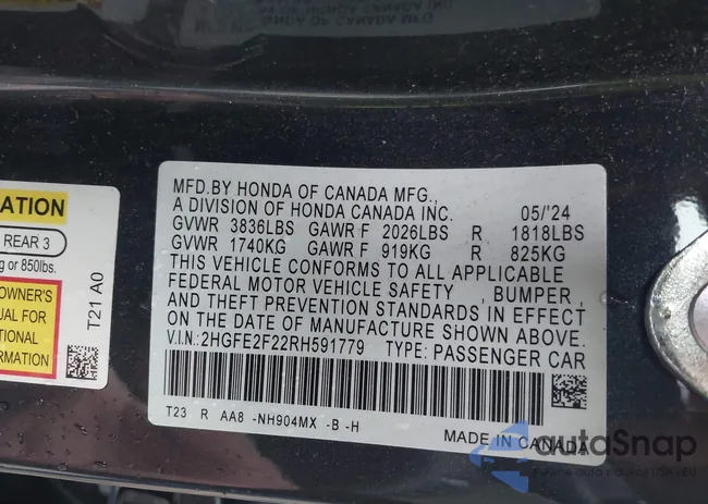 2HGFE2F22RH591779: 42875130