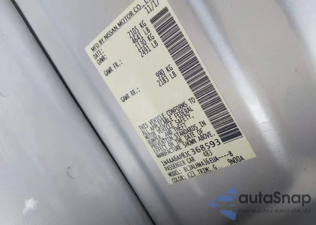 1N4AA6AP8JC368593: 42875339