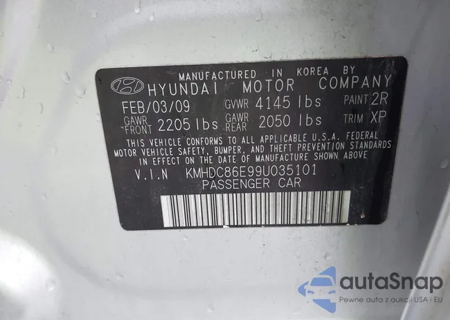 KMHDC86E99U035101: 42874544