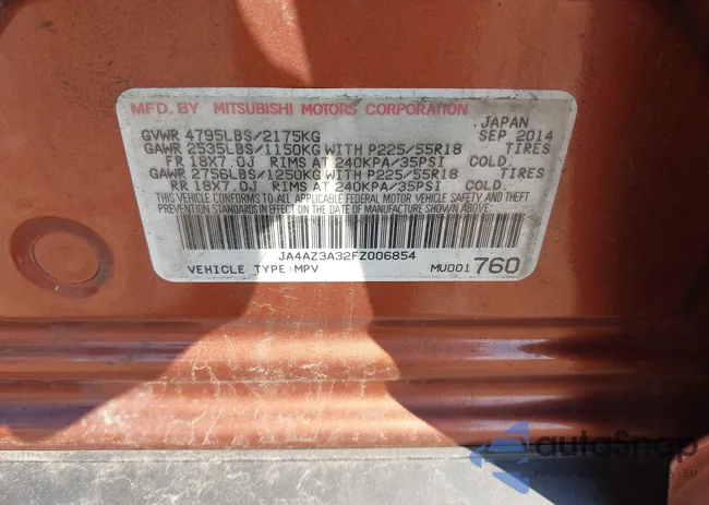 JA4AZ3A32FZ006854: 42875847