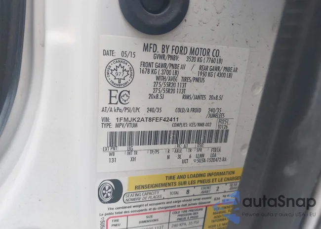 1FMJK2AT8FEF42411: 42875887