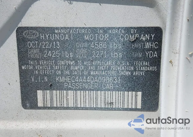 KMHEC4A44DA098631: 42876143