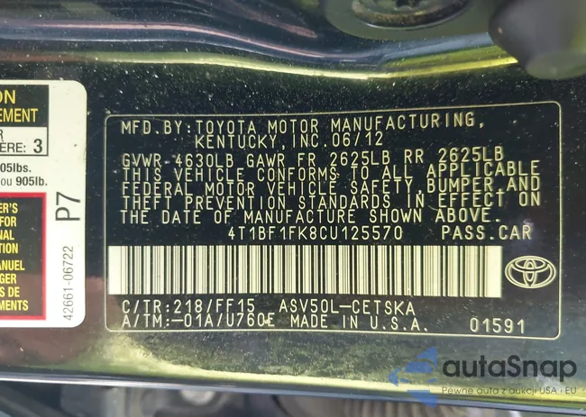 4T1BF1FK8CU125570: 42876232