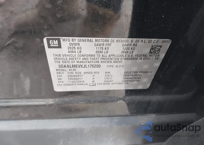 3GKALMEVXJL175209: 42875446