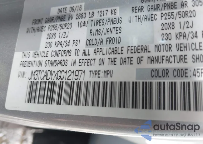 JM3TCADYXG0121971: 42875465