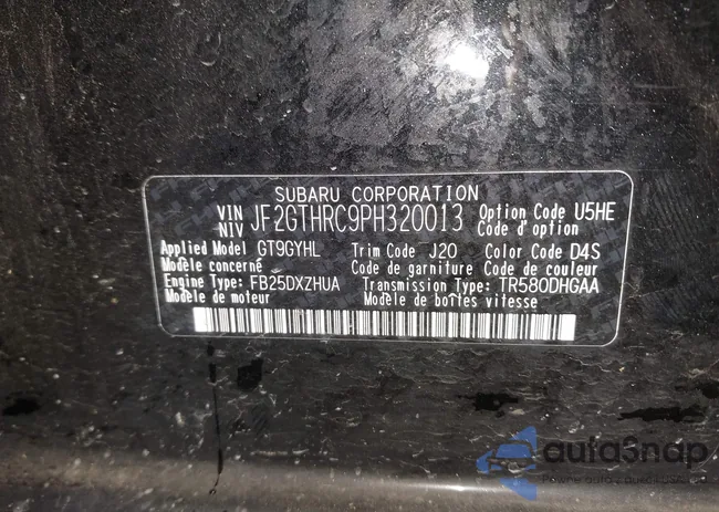 JF2GTHRC9PH320013: 42877294