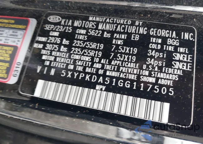 5XYPKDA51GG117505: 42876404