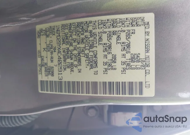 1N6MD29YX4C402913: 42876421