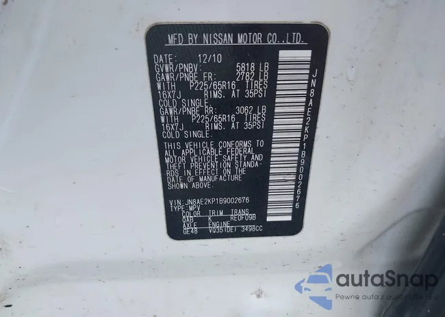 JN8AE2KP1B9002676: 42876441