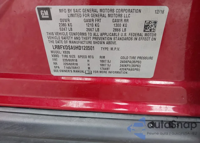 LRBFXDSA9HD120501: 42876616