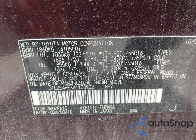 JTLZE4FEXA1108922: 42878197