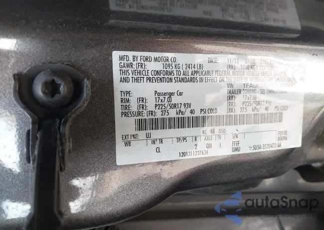 1FADP5AU4DL557953: 42878349