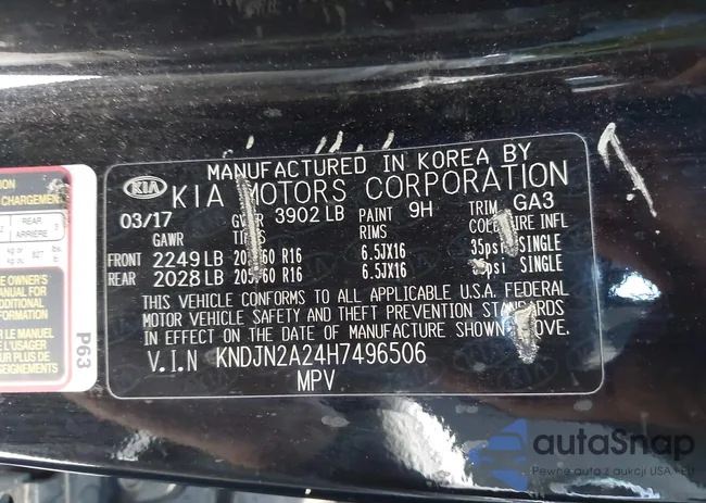 KNDJN2A24H7496506: 42877508