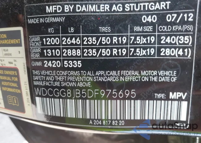 WDCGG8JB5DF975695: 42879204