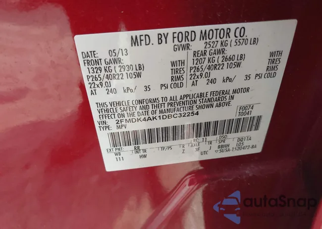 2FMDK4AK1DBC32254: 42879246