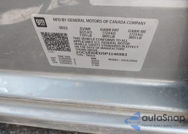 2GCUDDED5P1146983: 42879771