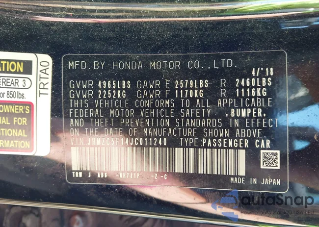 JHMZC5F14JC011240: 42879906