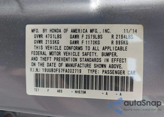 19UUB3F57FA002719: 42879936