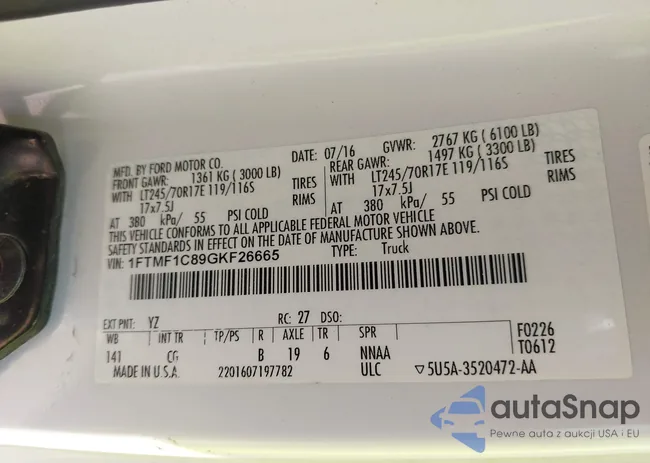 1FTMF1C89GKF26665: 42879521