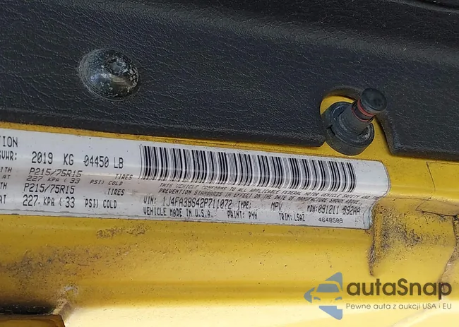 1J4FA39S42P711072: 42879595