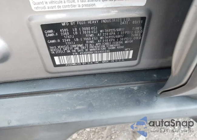 4S4BRBBC2B3405596: 42879670