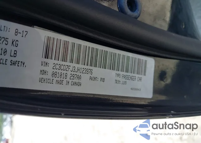 2C3CDZFJ3JH123976: 42880784