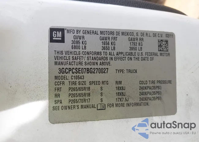 3GCPCSE07BG270027: 42880850