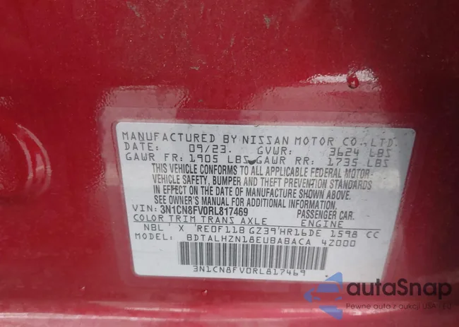 3N1CN8FV0RL817469: 42881009