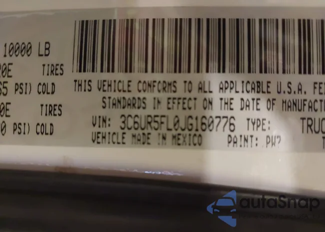 3C6UR5FL0JG160776: 42880704