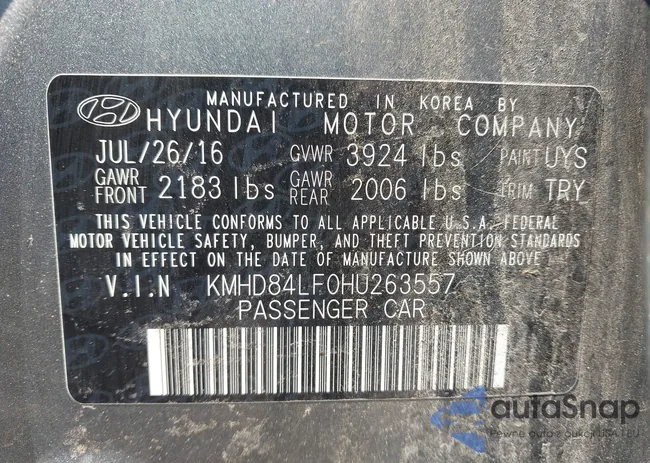 KMHD84LF0HU263557: 42881935