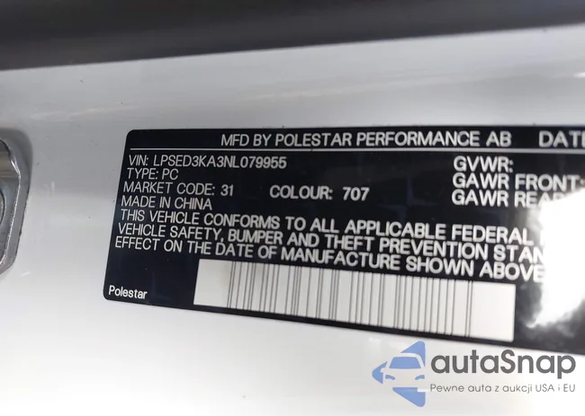 LPSED3KA3NL079955: 42881978