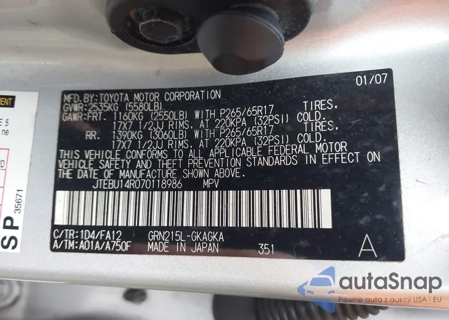 JTEBU14R070118986: 42882055