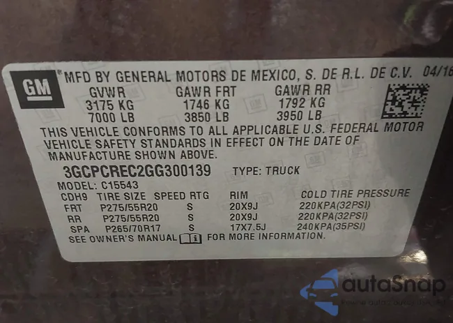 3GCPCREC2GG300139: 42882062