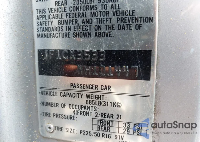 JF1CX3533NH101447: 42881337