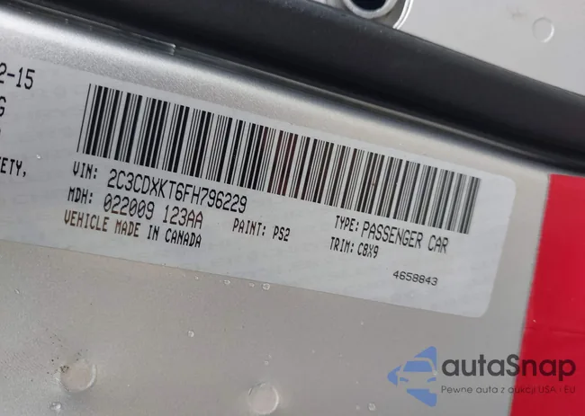 2C3CDXKT6FH796229: 42882948