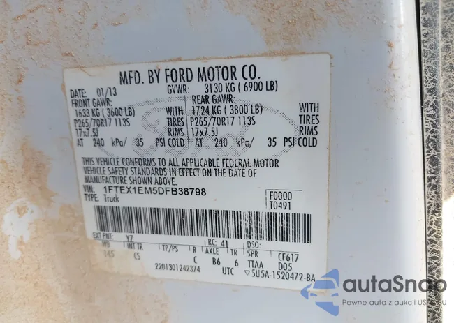 1FTEX1EM5DFB38798: 42883065