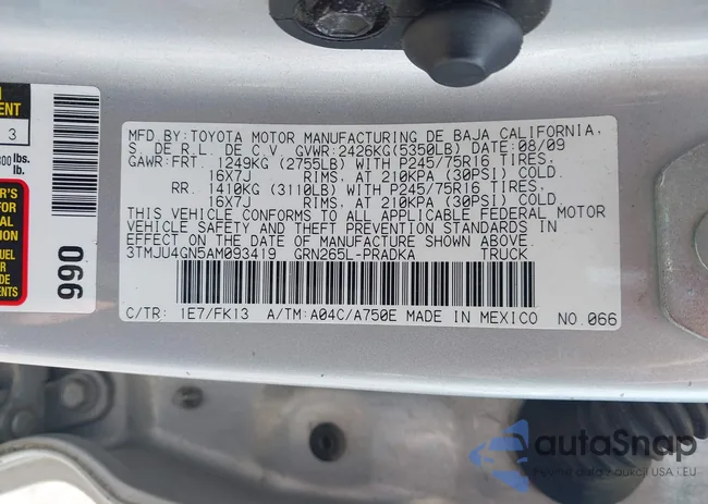 3TMJU4GN5AM093419: 42882575